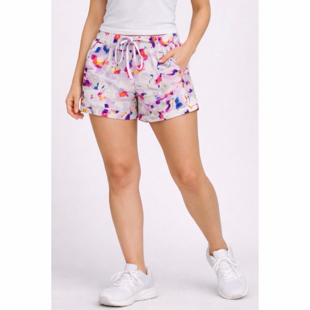 W118 BY WALTER BAKER • Colorful Tie Dye Running Shorts, S - Picture 2 of 11
